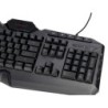 Set teclado y raton q-connect gaming con cable e iluminacion led color negro
