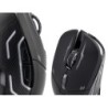 Set teclado y raton q-connect gaming con cable e iluminacion led color negro