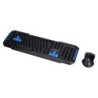 Set teclado y raton q-connect inalambrico compatible windows color negro