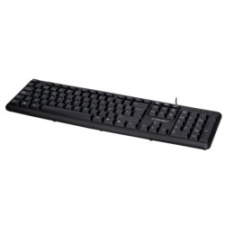 Teclado q-connect con cable 1,35 mt color negro