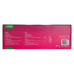 Teclado q-connect con cable 1,35 mt color negro