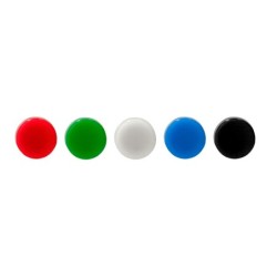 Iman para sujecion liderpapel ecouse pp recicladopara pizarra magnetica 20 mm caja de 10 unidades