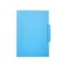 Subcarpeta cartulina liderpapel folio pestaña central 240g/m2 azul