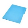 Subcarpeta cartulina liderpapel folio pestaña superior 240g/m2 azul
