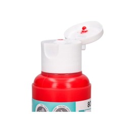 Pintura acrilica liderpapel bote de 80 ml rojo