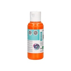 Pintura acrilica liderpapel bote de 80 ml naranja