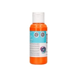 Pintura acrilica liderpapel bote de 80 ml naranja