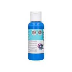 Pintura acrilica liderpapel bote de 80 ml cian