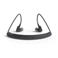 Auriculares groovy sport bluetooth neckband con microfono color gris oscuro