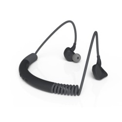 Auriculares groovy sport bluetooth neckband con microfono color gris oscuro