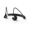 Auriculares groovy sport bluetooth neckband con microfono color gris oscuro