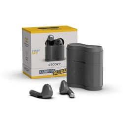 Auriculares groovy tws wireless color gris oscuro