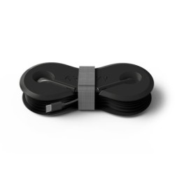 Auriculares groovy con microfono y estuche conector tipo-c color negro