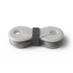 Auriculares groovy con microfono y estuche conector jack 3,5 mm color blanco