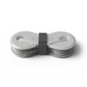 Auriculares groovy con microfono y estuche conector jack 3,5 mm color blanco