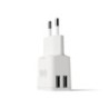 Cargador de pared groovy 2 usb color blanco