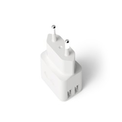 Cargador de pared groovy 2 usb color blanco