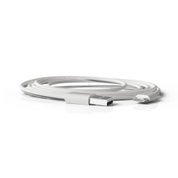 Cable groovy usb-a a tipo c longitud 2 mt color blanco