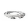 Cable groovy usb-a a micro usb longitud 2 mt color blanco