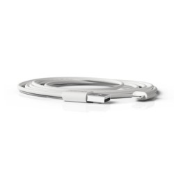 Cable groovy usb 2.0 a apple lightning longitud de cable 2 metros color blanco