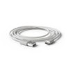 Cable groovy usb-a a micro usb longitud 1 mt color blanco