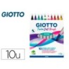 Rotulador giotto turbo soft brush punta de pincel caja de 10 unidades colores surtidos