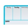 Planificador semanal nobo magnetico color azul 140x360 mm