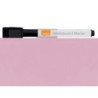 Pizarra nobo magnetica para el hogar color rosa 360x360 mm