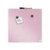 Pizarra nobo magnetica para el hogar color rosa 360x360 mm
