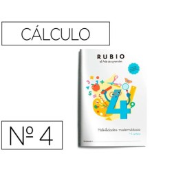 Cuaderno rubio habilidades matematicas  4 años