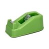 Portarrollo sobremesa liderpapel ecouse 100% plastico reciclado para cinta de 33 mt color verde