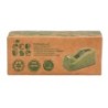 Portarrollo sobremesa liderpapel ecouse 100% plastico reciclado para cinta de 33 mt color verde