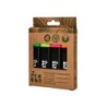 Rotulador liderpapel ecouse fluorescente fabricado con 68% plastico reciclado caja de 4 unidades colores surtidos