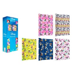 Papel de regalo basika disney rollo ancho 70 cm longitud 2 mt diseños surtidos