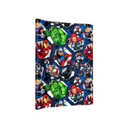 Papel de regalo basika marvel rollo ancho 70 cm longitud 2 mt diseños surtidos