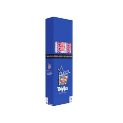 Papel de regalo basika todo año rollo ancho 1 m longitud 3 m modelos surtidos gramaje 50 gr
