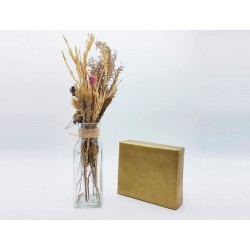 Papel de regalo basika metalizado oro bobina ancho 62 cm longitud 80 m