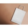 Bolsa papel q-connect celulosa blanco xs con asa retorcida 180x240x80 mm