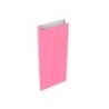 Sobre papel basika celulosa rosa con fuelle m 200x350x60 mm paquete de 25 unidades
