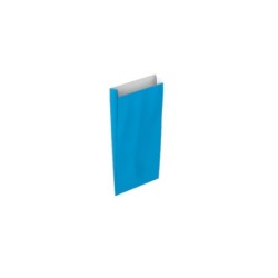 Sobre papel basika celulosa celeste con fuelle xxs 100x200x30 mm paquete de 25 unidades