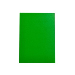 Tapa encuadernacion liderpapel carton a4 0,9mm verde fluor paquete de 50 unidades