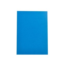 Tapa encuadernacion liderpapel carton a4 0,9mm azul fluor paquete de 50 unidades