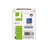 Sello entintado automatico q-connect contabilizado almohadilla 14x38 mm color azul