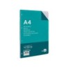 Recambio liderpapel a4 100 hojas 100g/m2 cuadro 3mm con margen 4 taladros