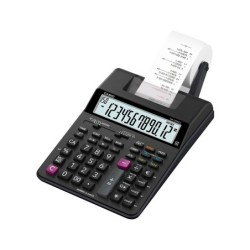 Calculadora casio hr-150rce impresora pantalla lc papel 58 mm impresion bicolor 12 digitos ac/dc color negro