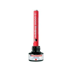 Tinta rotulador edding mtk25 con sistema capilar color rojo frasco de 25 ml