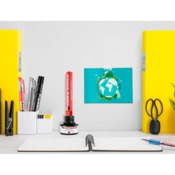 Tinta rotulador edding mtk25 con sistema capilar color rojo frasco de 25 ml
