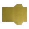 Carpeta liderpapel gomas folio 3 solapas carton plastificado color amarillo