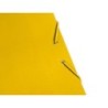 Carpeta liderpapel gomas folio 3 solapas carton plastificado color amarillo