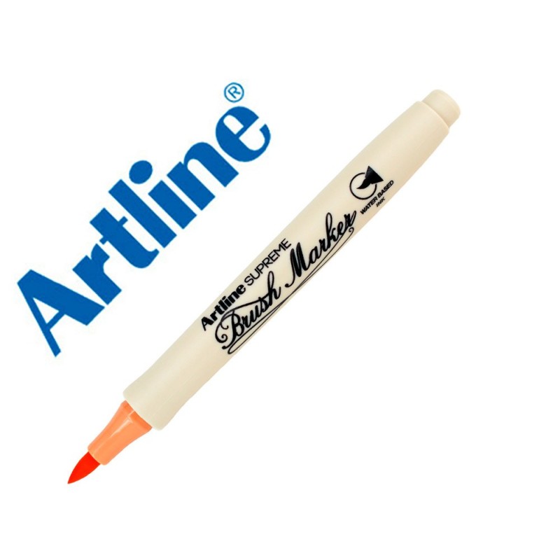 Rotulador artline supreme brush epfs pintura base de agua punta tipo pincel trazo fino ocre Rotulador artline supreme brush epfs pintura base de agua punta tipo pincel trazo fino ocre